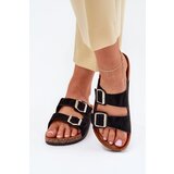 Boto Women's sandals on cork platform with buckles black Livara | ePonuda.com