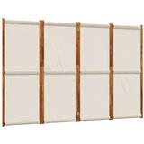 Sobna pregrada s 4 panela svjetlosiva 280 x 180 cm | shoptok.hr