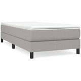  Okvir za krevet s oprugom svjetlosivi 90x190 cm od tkanine | shoptok.hr