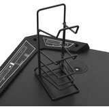 vidaXL Gaming miza LED z nogami Y-oblike črna 90x60x75 cm | Shoptok.si
