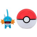 Pokemon clip 'n' go set za igru - mudkip and poke ball w11 | shoptok.hr