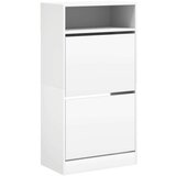 Ormarić za cipele bijeli 60 x 34 x 116 cm od konstruiranog drva | shoptok.hr