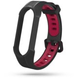  Pašček za uro xiaomi mi band 5, 6 in 7 - črno rdeč Cene