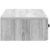 Stolna Stenska stranska miza Siva Sonoma 87,5 x 34,5 x 17 cm, (5000232345) | Shoptok.si