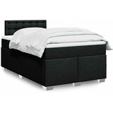  box spring s madracem crni 120 x 190 cm od tkanine | shoptok.hr