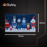 Ruhhy božićni otirač za vrata 75x45cm 26636 Slike