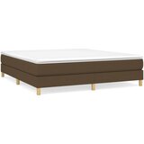 The Living Store Posteljni okvir temno rjav 160x200 cm blago - Box Spring Posteljni Okvir, (21503733) | Shoptok.si