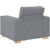 vidaXL Kavč s foteljem svetlo siv 60 cm blago | Shoptok.si