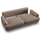 Micadoni Smeđe-siva sklopiva/s prostorom za odlaganje sofa 233 cm Naomi – | shoptok.hr