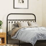 Maison Chic kovinsko posteljno vzglavje - vzglavna omarica - nočna omarica črno 107 cm, (21705106) | Shoptok.si