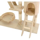  Penjalica za mačke sa stupovima za grebanje od sisala 230 - 250 cm bež | shoptok.hr