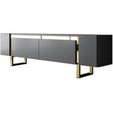 Hanah home TV komoda Yildiz, 180x50x30 cm, Antracit-Zlatne boje | Eponuda.ba