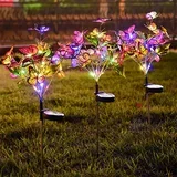 dvorišne solarne lampe leptiri 2kom