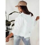 DStreet MOLI Women's Oversize Denim Jacket White Cene