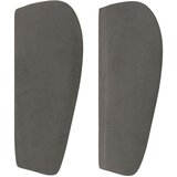  Vzglavje z ušesi temno sivo 163x23x78/88 cm žamet, (20793102) | Shoptok.si