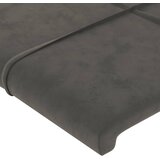  LED uzglavlje tamnosivo 103x16x118/128 cm baršunasto | shoptok.hr