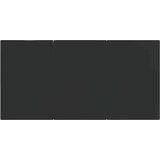  Vrtni stol - Blagovaonski stol crni 200x100x74 cm čelik i kaljeno staklo | shoptok.hr