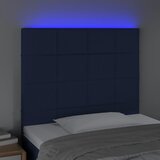  LED uzglavlje plavo 90x5x118/128 cm od tkanine | shoptok.hr
