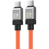 Baseus kabel tipa C na tip C CoolPlay Power Delivery 100W 2m oranžen | Shoptok.si