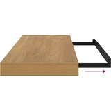  Polica na zidu 4 pcs Smeđa 50 x 23 x 4 cm Konstruirano drvo | shoptok.hr