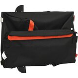  Prikolica za bicikl crno-narančasta 45 kg željezna Crna 124 x 62.5 x 52 cm | Shoptok.si