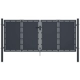  Vrata čelična 300 x 125 cm antracit | shoptok.hr