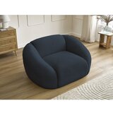 Bobochic Paris Temno moder fotelj iz tkanine bouclé Tina – | Shoptok.si