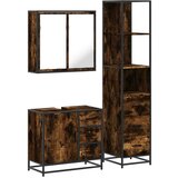 vidaXL 3-dijelni set kupaonskog namještaja boja hrasta drveni | shoptok.hr