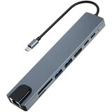 ALIGATOR AHUB001 - USB-C hub 8u1 Cene