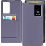 Avizar Usnjeno ohišje za Galaxy S25 Ultra Display Window Card Case, Lavanda, (5000013829) | Shoptok.si