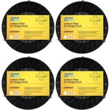 GOLDEN ICEPURE aktivni ogljeni filter za kuhinjsko napo - set 4 kosov | Shoptok.si