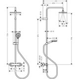 Hansgrohe 26286670 vernis shape termostatska armatura za tuš s tuš setom črna | Shoptok.si