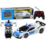  Auto robot na daljinsko upravljanje Police 2u1 - bijeli | shoptok.hr