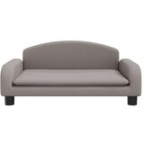  Dječja fotelja smeđesiva 70 x 45 x 30 cm od tkanine | shoptok.hr