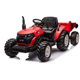 Lean_Toys Otroški traktor 24V s prikolico rdeča | Shoptok.si