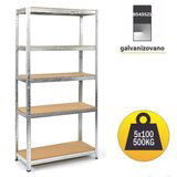 Medacom KD Polica metal-medijapan 180x100x30cm 5x100kg galva | ePonuda.com