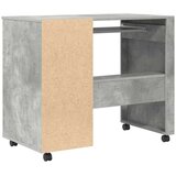  Stol s kotačićima s ladicama Betonski sivi 91 x 50 x 77 cm | shoptok.hr