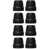INF Zaščitne kapice za noge okroglih stolov (8-pak) Black S, (21697566) | Shoptok.si