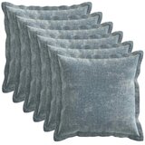  Presvlaka za jastuk 6 kom. HOUTEN Svjetloplava 50 x 50 cm - Svjetloplava 50 x 50 cm 6 | shoptok.hr