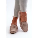 Boto Women's Beige Faux Suede Loafers Rerceria | Shoptok.si