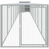  Kavez za kokoši s igralištem svjetlosivi 110x1017x110cm čelični | shoptok.hr