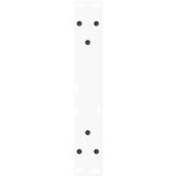  Noge jedilne mize V-oblike 2 kosa Bela 30x(30-31,3) cm Jeklo | Shoptok.si