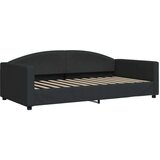  Dnevni krevet crni 100 x 200 cm od tkanine | shoptok.hr