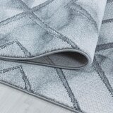 XXXL TKANA PREPROGA Naxos 3811 silber 140/200 cm tkano srebrne barve | Shoptok.si