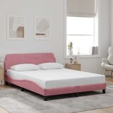 Okvir za krevet s uzglavljem Dover 140x190 cm baršunasti | shoptok.hr