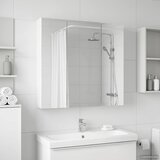  Kupaonski ormar s ogledalom Bijelo 70 x 14,5 x 70 cm | shoptok.hr