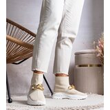 Gemre Beige sneakers with chain Taryn | Shoptok.si