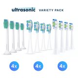  Ultrazvučni komplet nastavaka za Philips Sonicare C1 ProResults, W2 Optimal White, C3 Premium Zaštita od plaka | shoptok.hr
