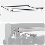  Tkanina za tende s Žuta i narančasta 400 × 350 cm Poliester | shoptok.hr