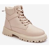 EVENTO PE1 Women's Zipper Fleece-Lined Boots Beige Gremiva Cene